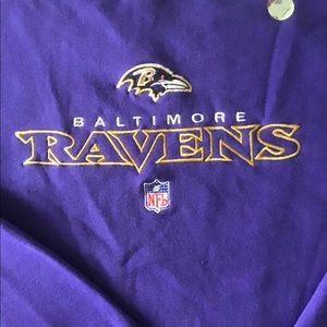 BALTIMORE RAVENS purple Puma sweatshirt L
